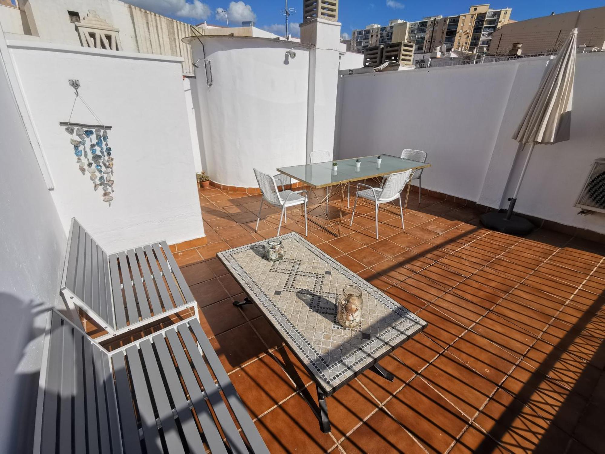 マラガAtico Con Vistas Centro Historico / Terraza 40 Mアパートメント エクステリア 写真