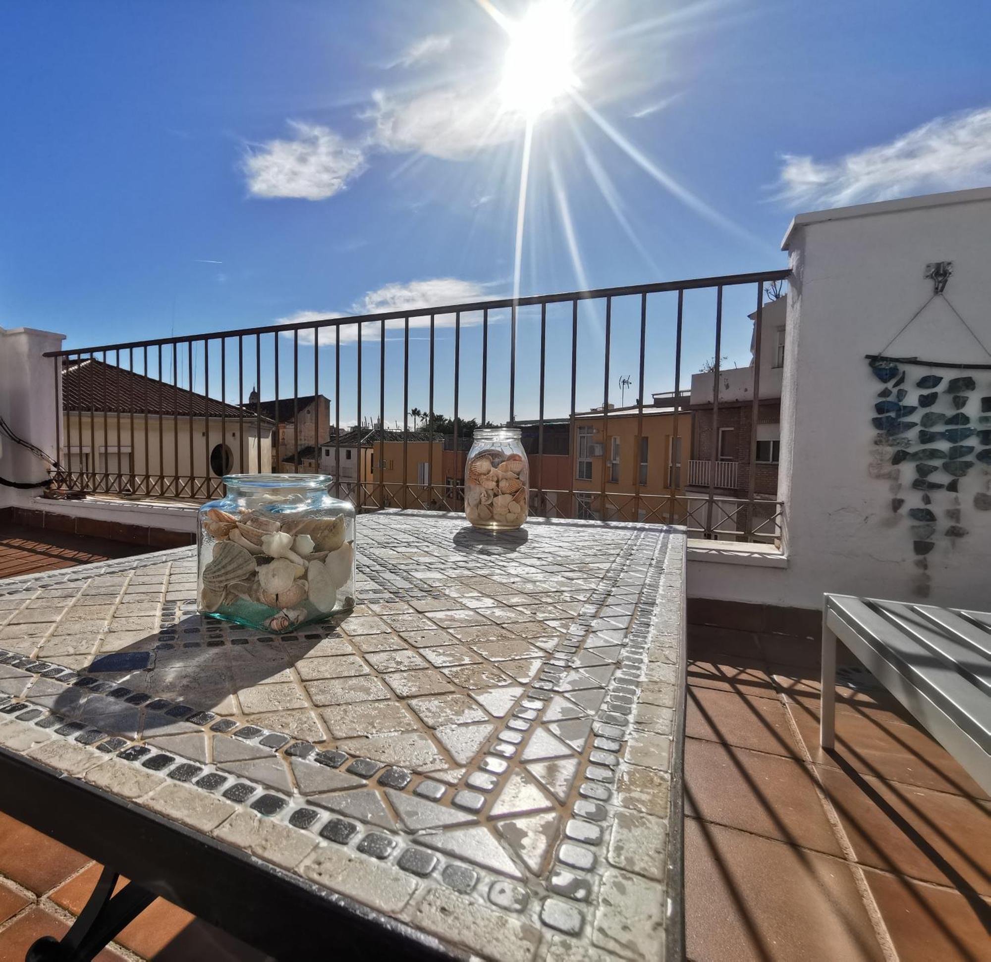 マラガAtico Con Vistas Centro Historico / Terraza 40 Mアパートメント エクステリア 写真